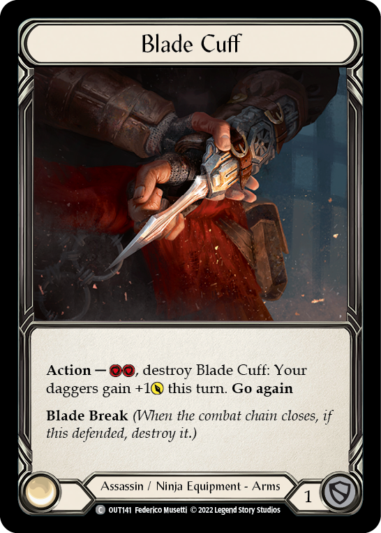 Blade Cuff - [Cold Foil] Outsiders (OUT)