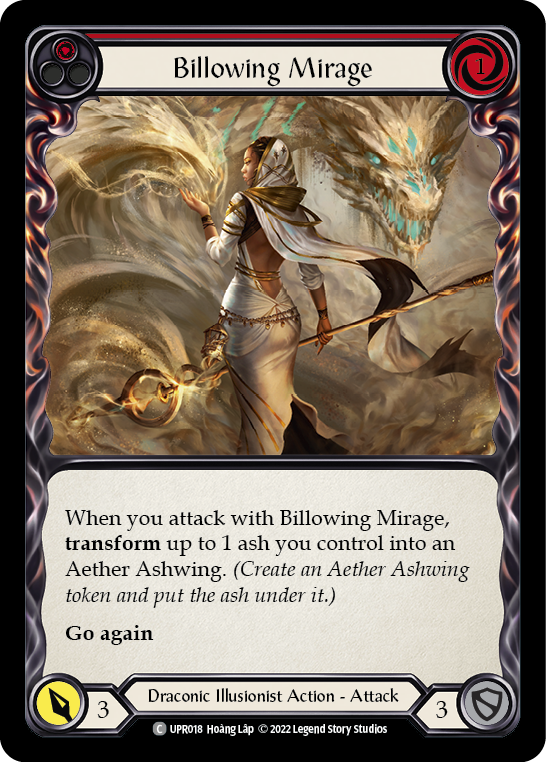 Billowing Mirage (Red) - [Rainbow Foil] Uprising (UPR)