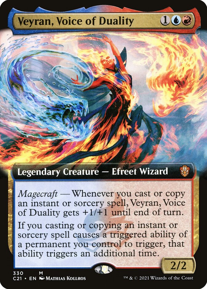 Veyran, Voice of Duality - [Extended Art] Commander 2021 (C21)