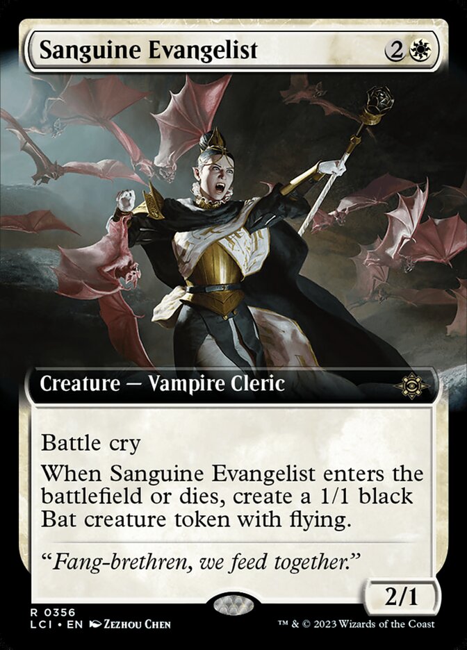 Sanguine Evangelist - [Foil, Extended Art] The Lost Caverns of Ixalan (LCI)