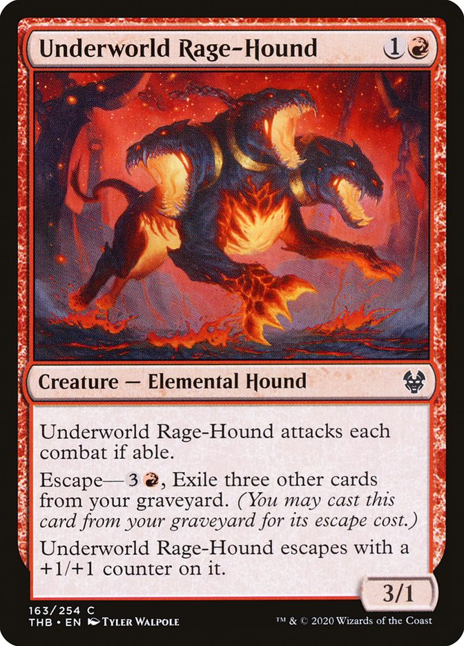 Underworld Rage-Hound - [Foil] Theros Beyond Death (THB)