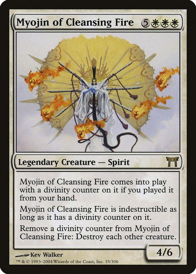 Myojin of Cleansing Fire - [Foil] Champions of Kamigawa (CHK)
