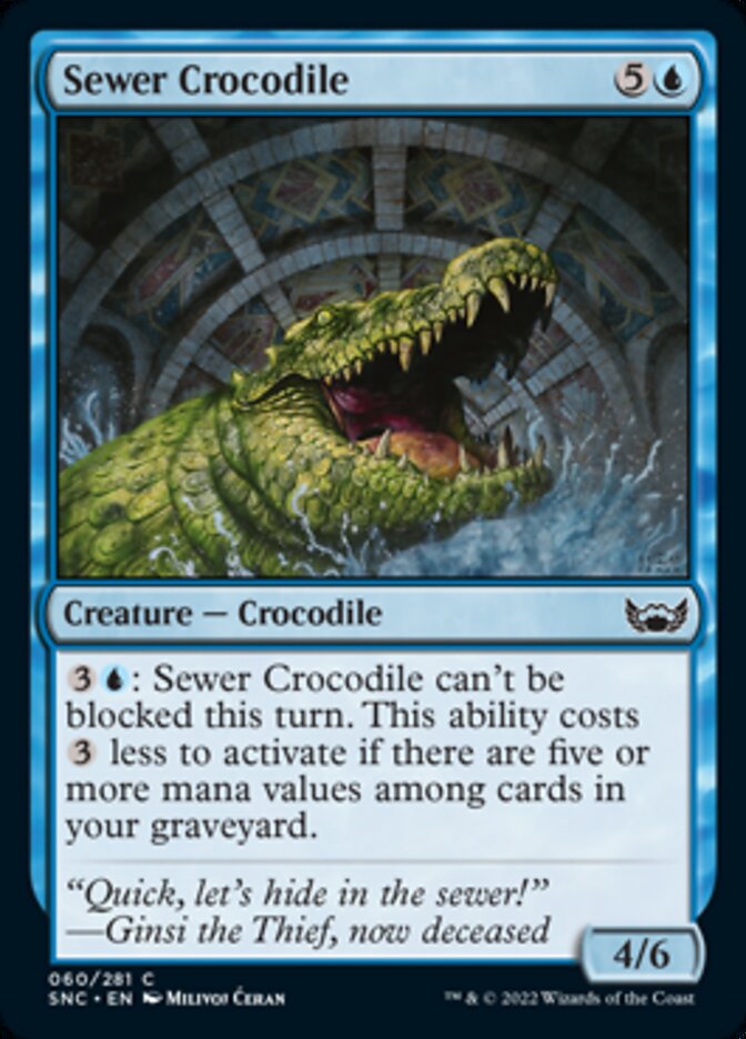 Sewer Crocodile - Streets of New Capenna (SNC)