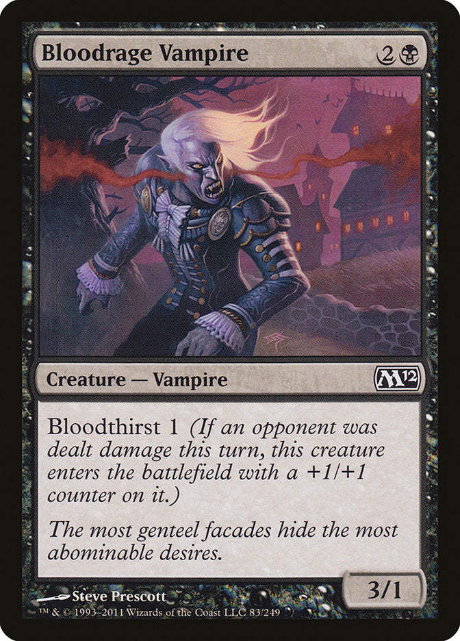 Bloodrage Vampire - [Foil] Magic 2012 (M12)