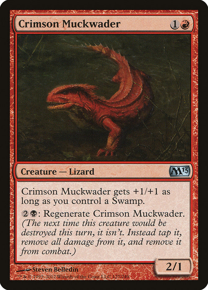 Crimson Muckwader - [Foil] Magic 2013 (M13)