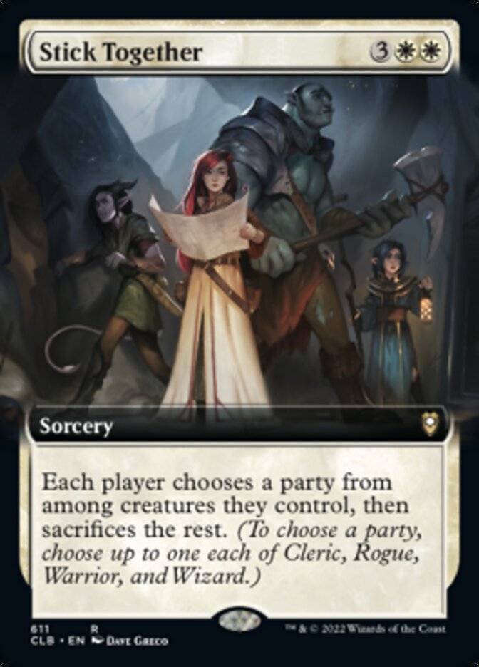 Stick Together - [Foil, Extended Art] Commander Legends: Battle for Baldur's Gate (CLB)