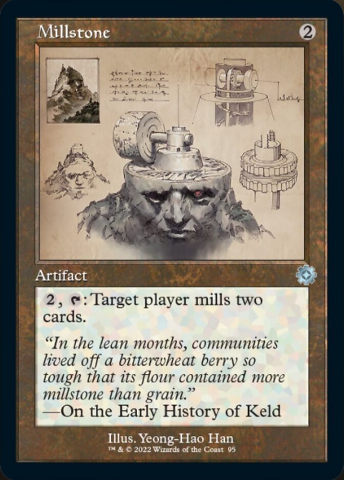 Millstone - [Foil, Schematic] The Brothers' War Retro Artifacts (BRR)
