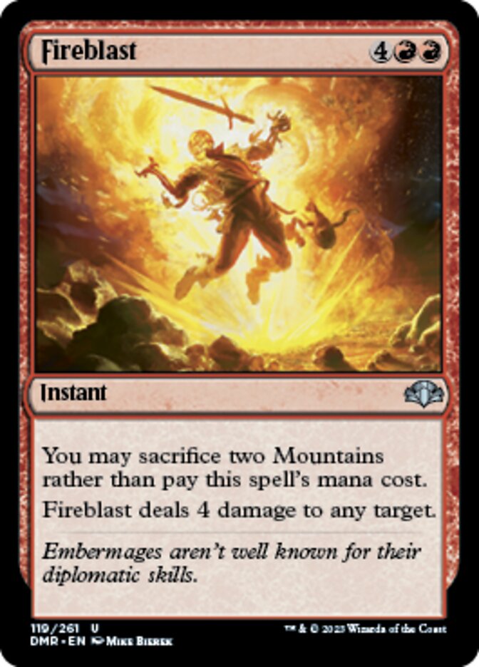 Fireblast - [Foil] Dominaria Remastered (DMR)