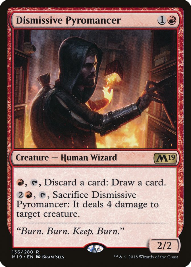 Dismissive Pyromancer - [Foil] Core Set 2019 (M19)