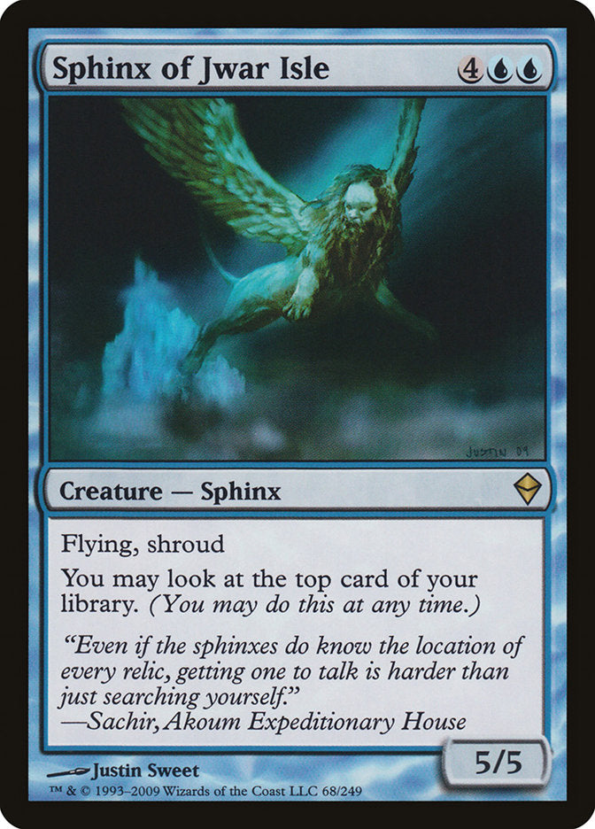 Sphinx of Jwar Isle - [Foil] Zendikar (ZEN)