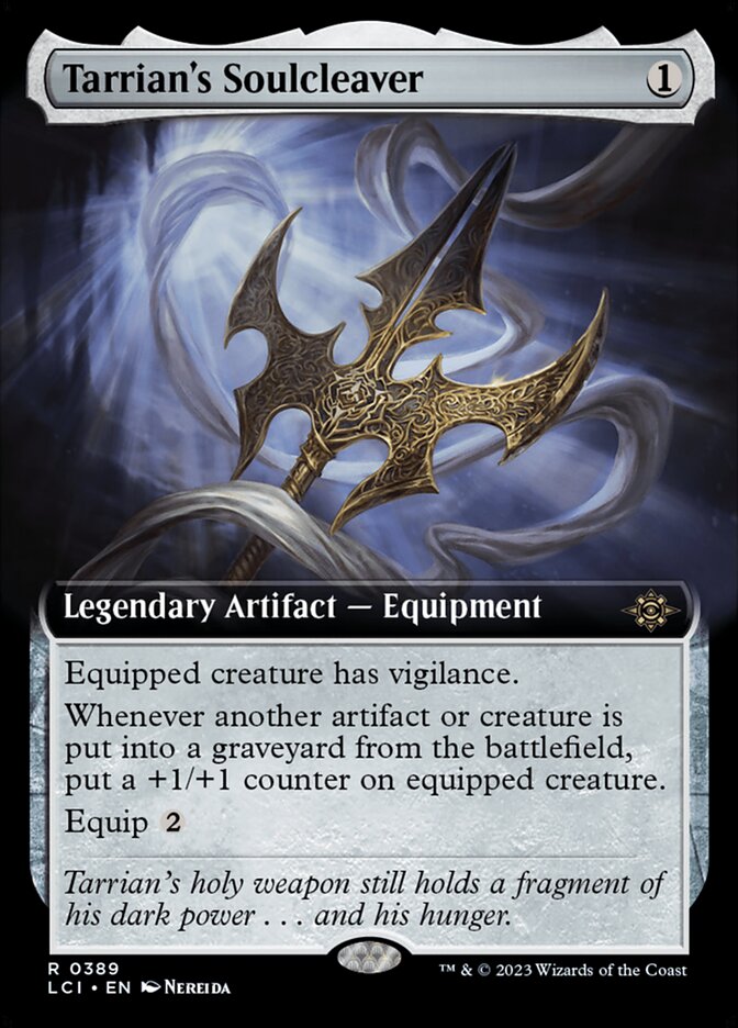 Tarrian's Soulcleaver - [Foil, Extended Art] The Lost Caverns of Ixalan (LCI)