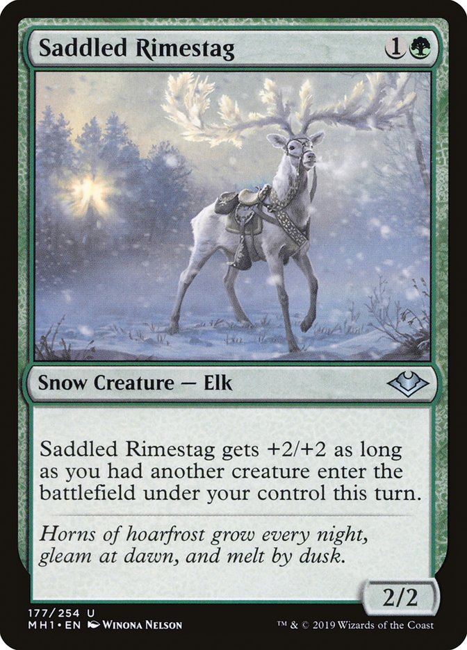 Saddled Rimestag - [Foil] Modern Horizons (MH1)