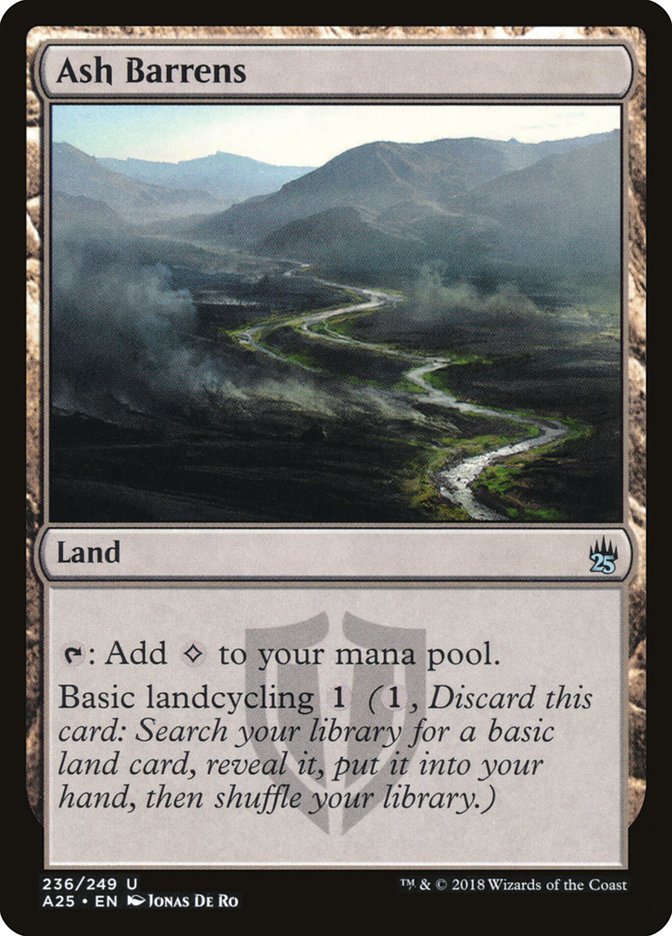 Ash Barrens - Masters 25 (A25)
