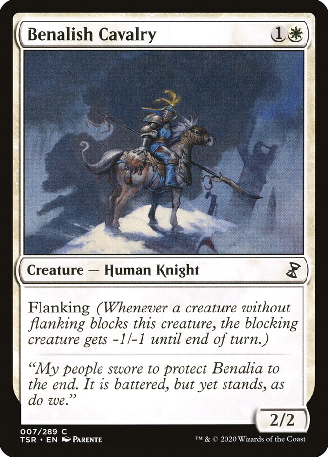 Benalish Cavalry - [Foil] Time Spiral Remastered (TSR)