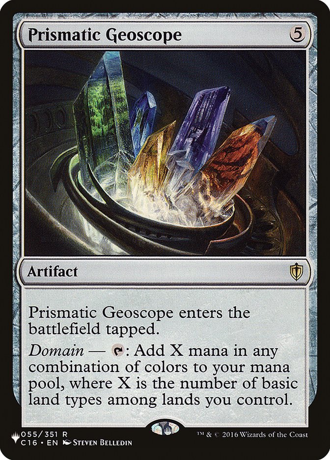 Prismatic Geoscope - The List (PLIST)