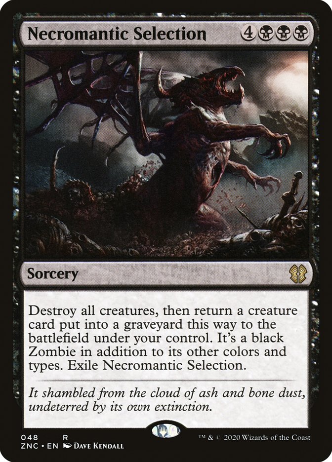 Necromantic Selection - [Foil] Zendikar Rising Commander (ZNC)