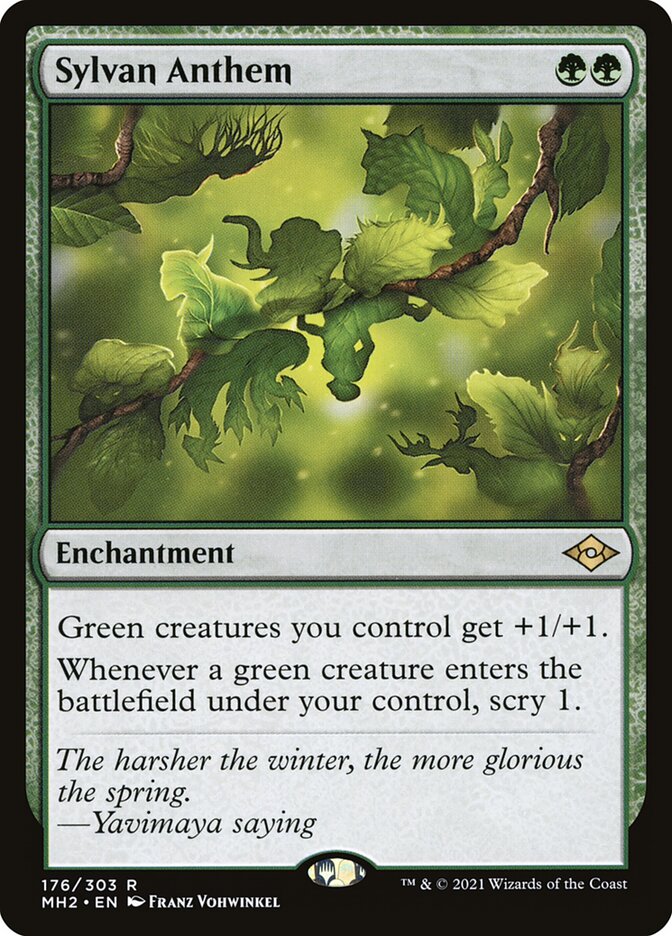 Sylvan Anthem - [Foil] Modern Horizons 2 (MH2)