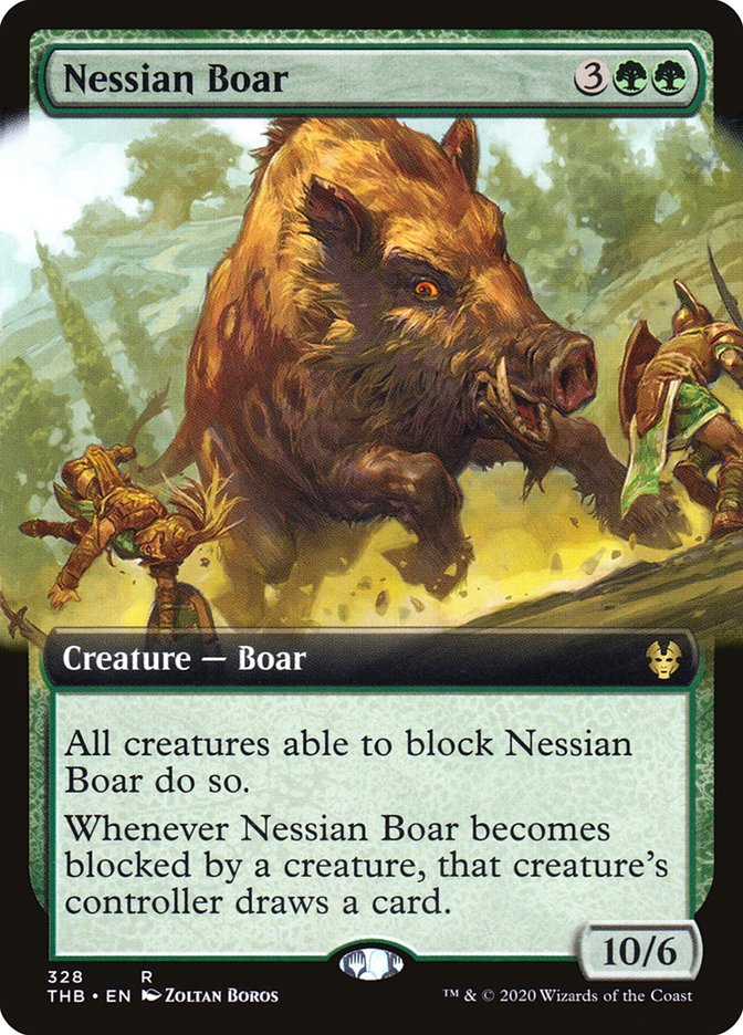 Nessian Boar - [Extended Art] Theros Beyond Death (THB)