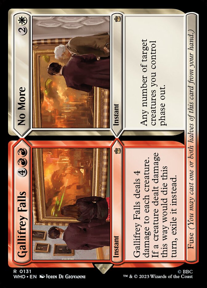 Gallifrey Falls // No More - [Foil] Doctor Who (WHO)