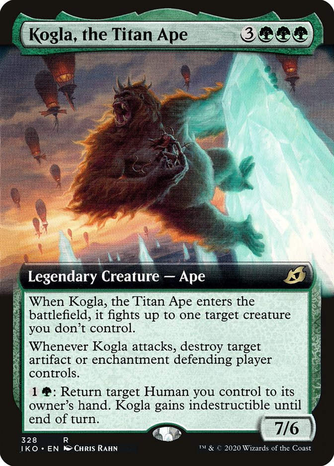 Kogla, the Titan Ape - [Foil, Extended Art] Ikoria: Lair of Behemoths (IKO)