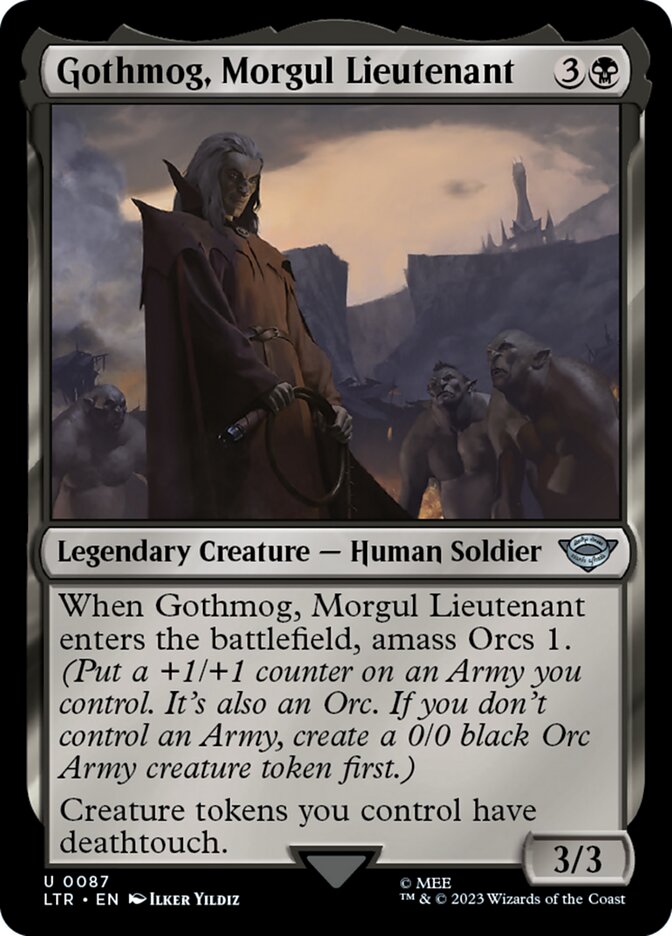 Gothmog, Morgul Lieutenant - [Foil] The Lord of the Rings: Tales of Middle-earth (LTR)