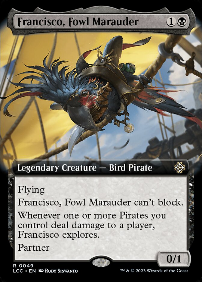 Francisco, Fowl Marauder - [Foil] Lost Caverns of Ixalan Commander (LCC)