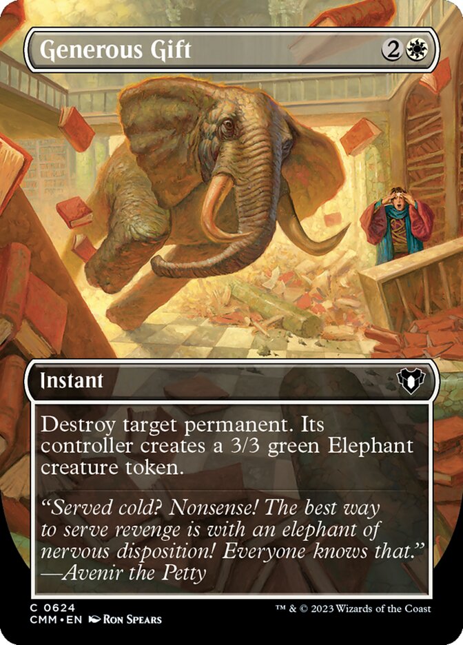 Generous Gift - [Borderless] Commander Masters (CMM)