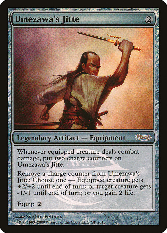 Umezawa's Jitte - [Foil, Promo] Grand Prix Promos (PGPX)
