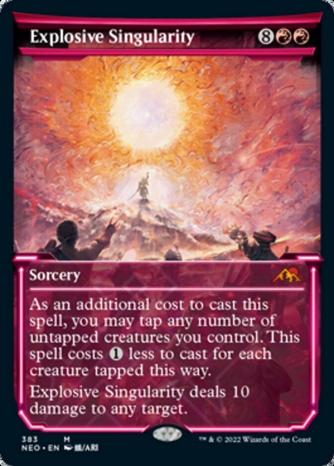 Explosive Singularity - [Showcase] Kamigawa: Neon Dynasty (NEO)