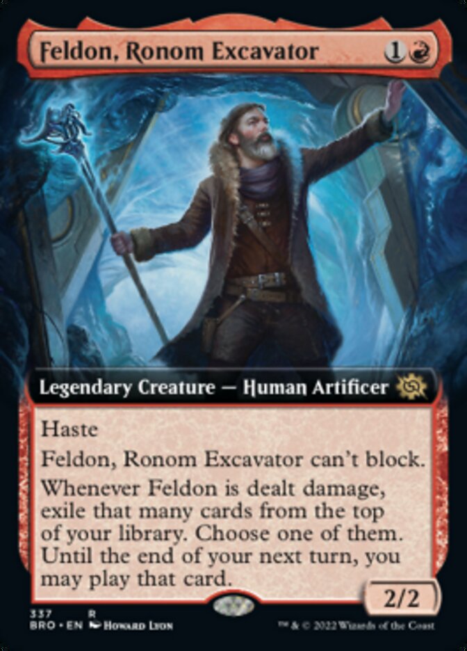 Feldon, Ronom Excavator - [Foil, Extended Art] The Brothers' War (BRO)