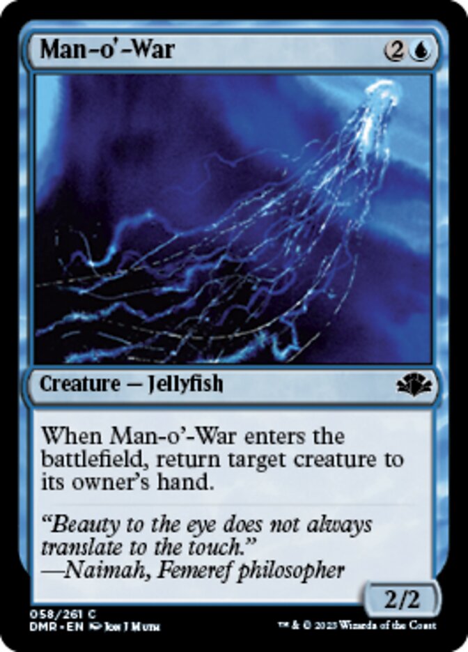 Man-o'-War - [Foil] Dominaria Remastered (DMR)