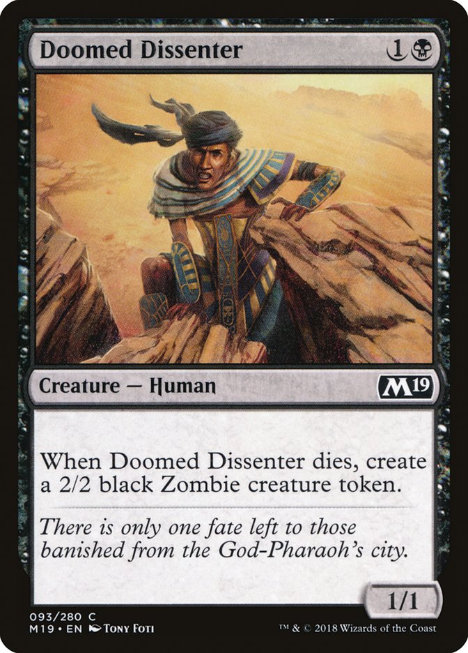 Doomed Dissenter - [Foil] Core Set 2019 (M19)