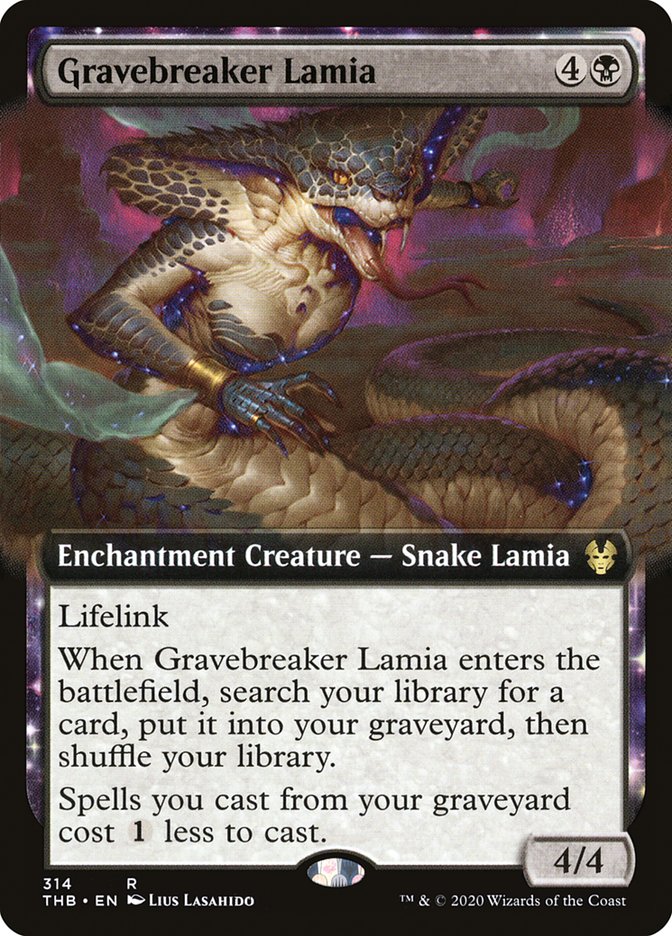 Gravebreaker Lamia - [Extended Art] Theros Beyond Death (THB)