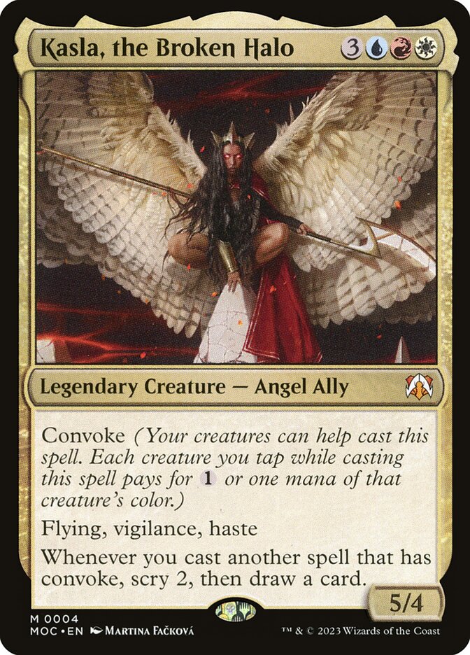 Kasla, the Broken Halo - [Foil] March of the Machine Commander (MOC)
