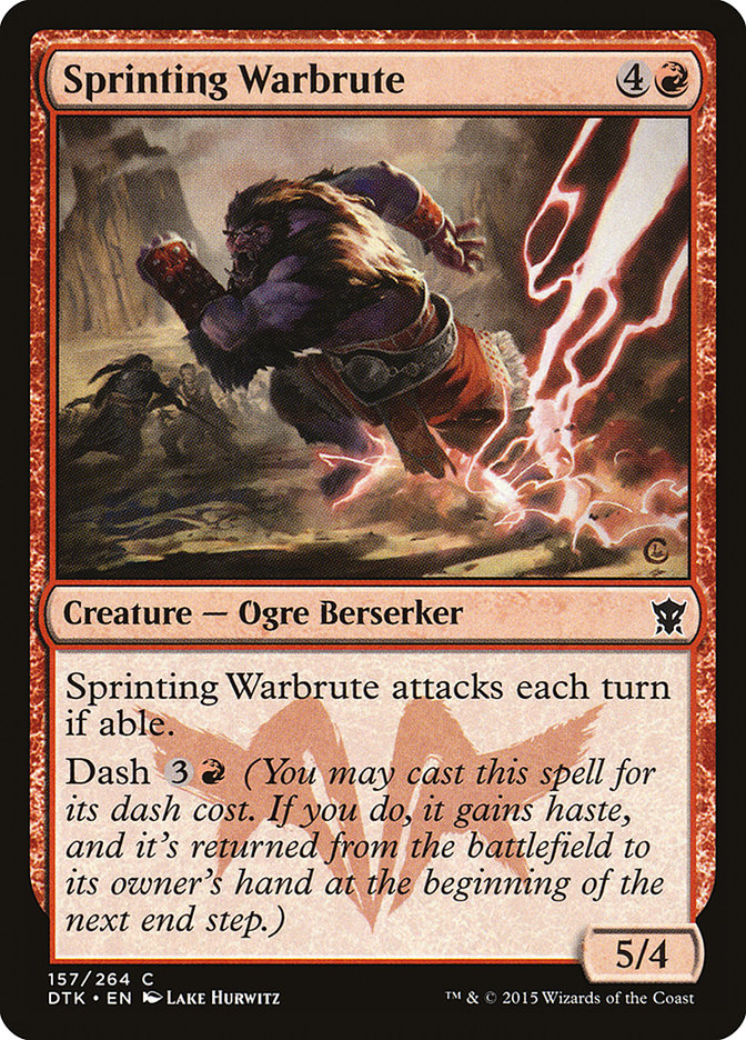 Sprinting Warbrute - [Foil] Dragons of Tarkir (DTK)