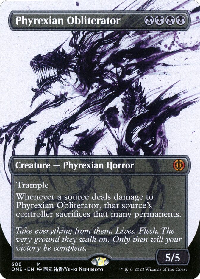 Phyrexian Obliterator - [Foil, Showcase] Phyrexia: All Will Be One (ONE)