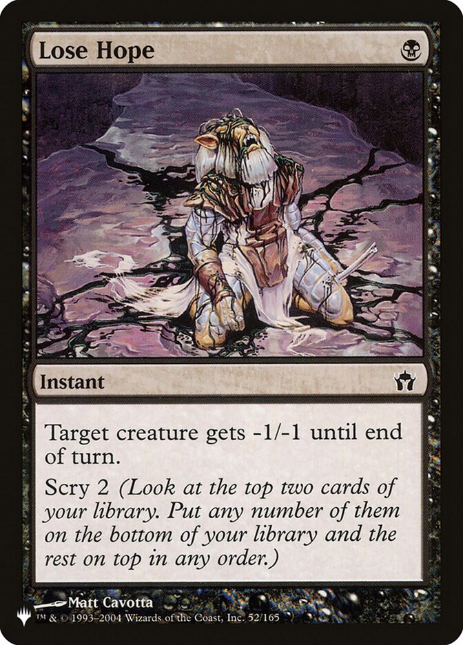 Lose Hope - The List (PLIST)