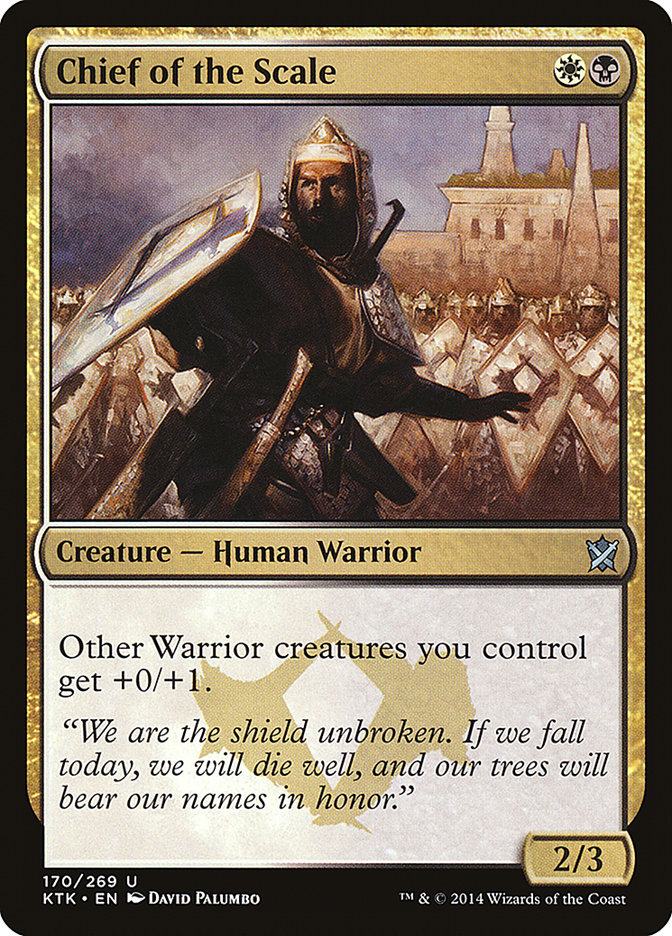 Chief of the Scale - [Foil] Khans of Tarkir (KTK)