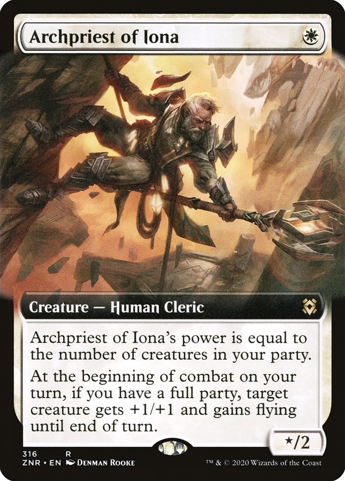 Archpriest of Iona - [Extended Art] Zendikar Rising (ZNR)