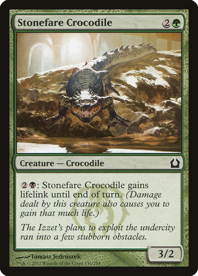 Stonefare Crocodile - [Foil] Return to Ravnica (RTR)
