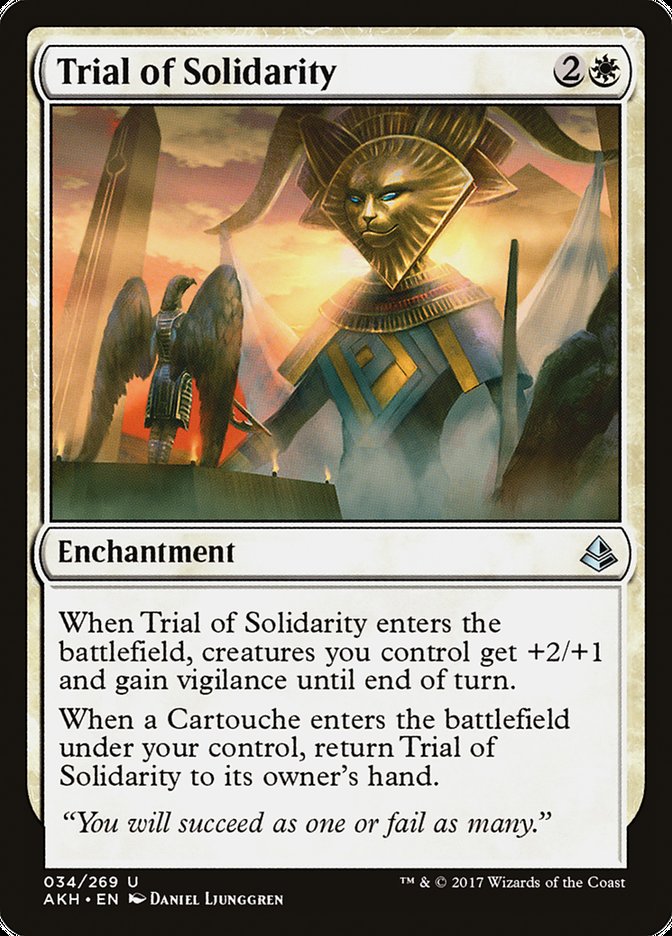 Trial of Solidarity - [Foil] Amonkhet (AKH)