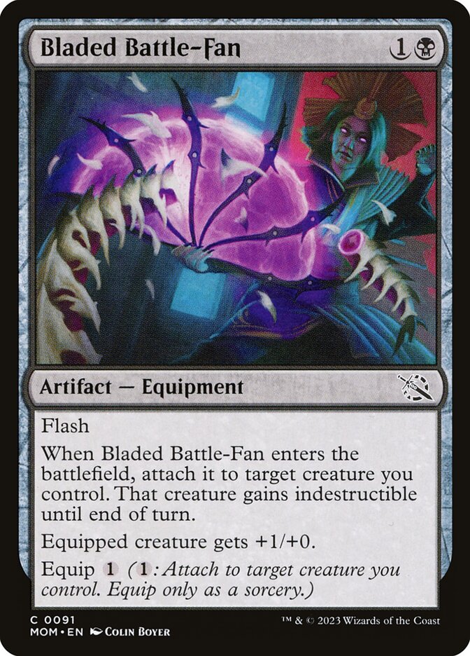 Bladed Battle-Fan - [Foil] March of the Machine (MOM)