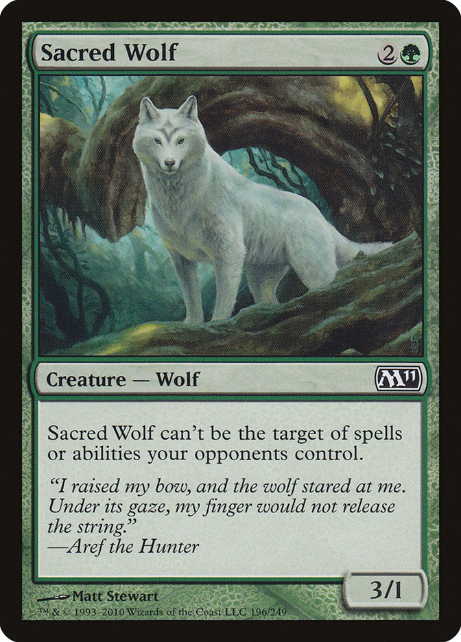 Sacred Wolf - [Foil] Magic 2011 (M11)