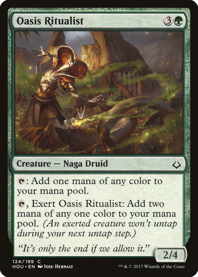 Oasis Ritualist - [Foil] Hour of Devastation (HOU)