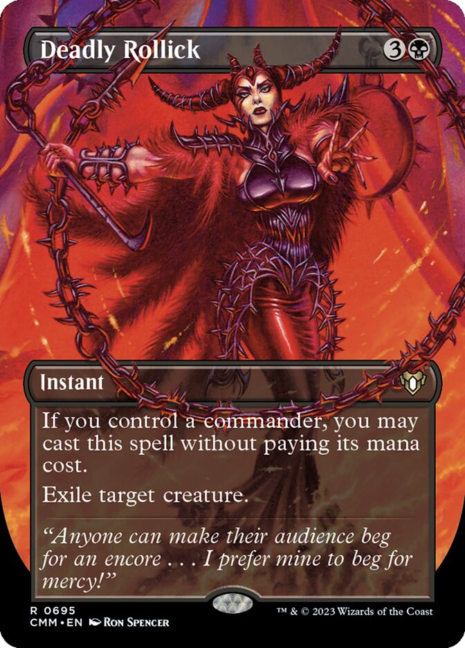 Deadly Rollick - [Foil, Borderless] Commander Masters (CMM)