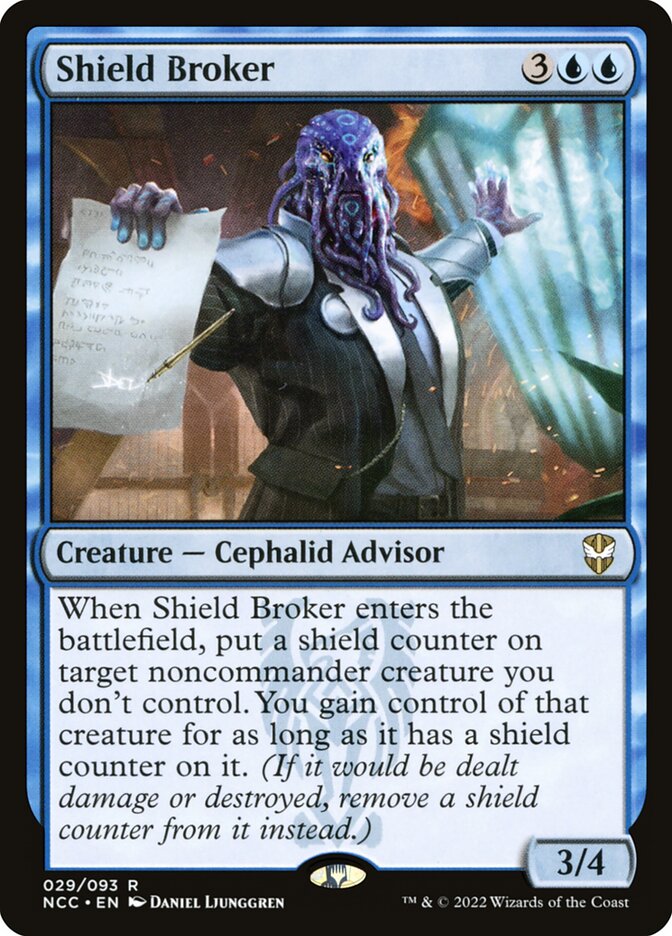 Shield Broker - [Foil] New Capenna Commander (NCC)
