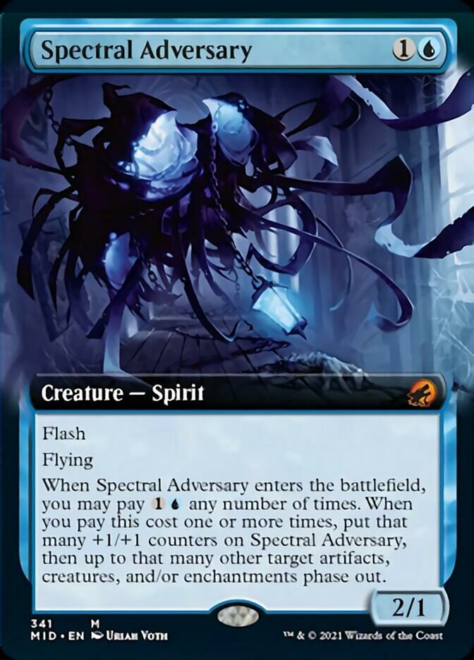 mtg innistrad midnight hunt art cards Spectral Adversary