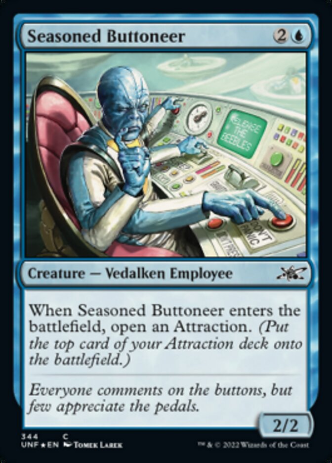 Seasoned Buttoneer - [Galaxy Foil] Unfinity (UNF)