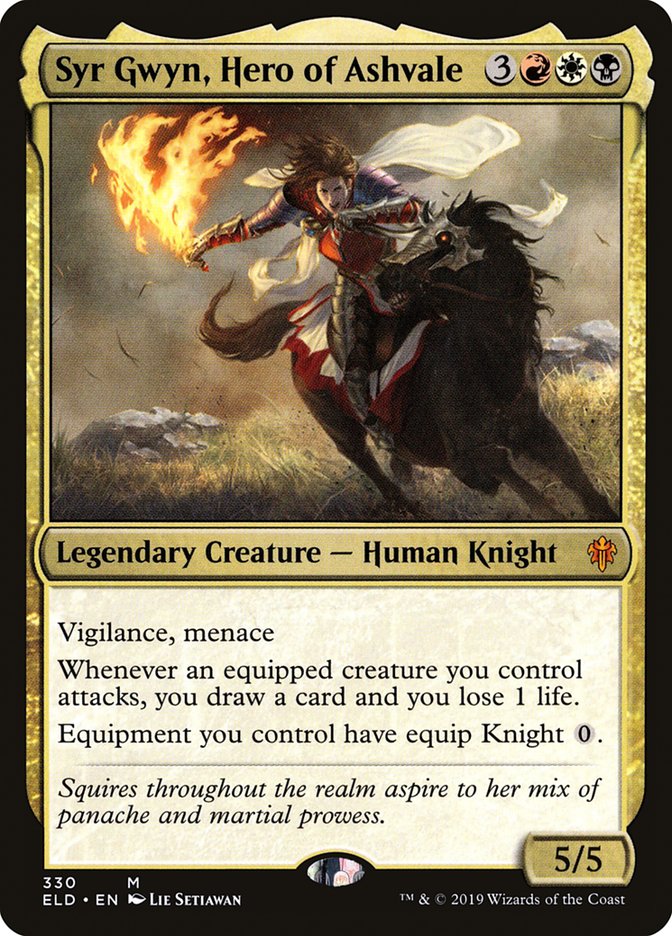 Syr Gwyn, Hero of Ashvale - [Foil] Throne of Eldraine (ELD)
