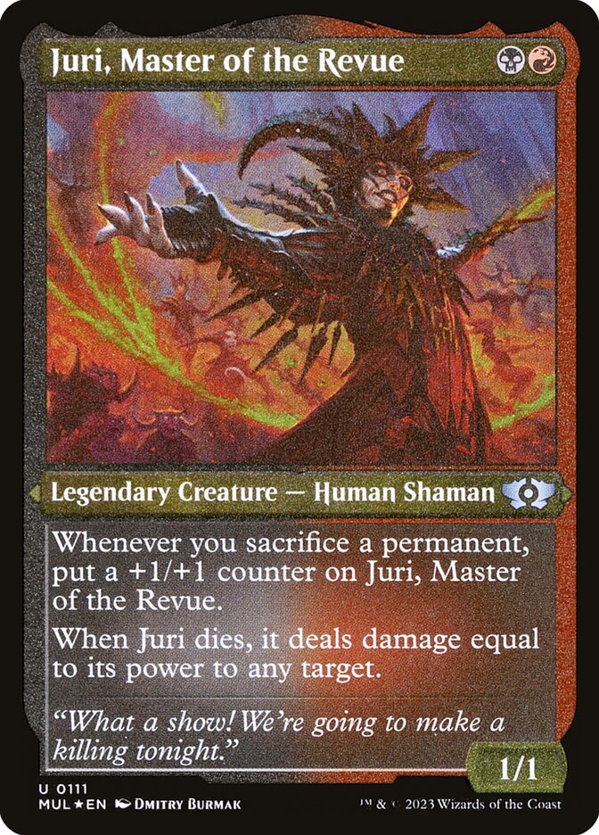 Juri, Master of the Revue - [Etched Foil] Multiverse Legends (MUL)